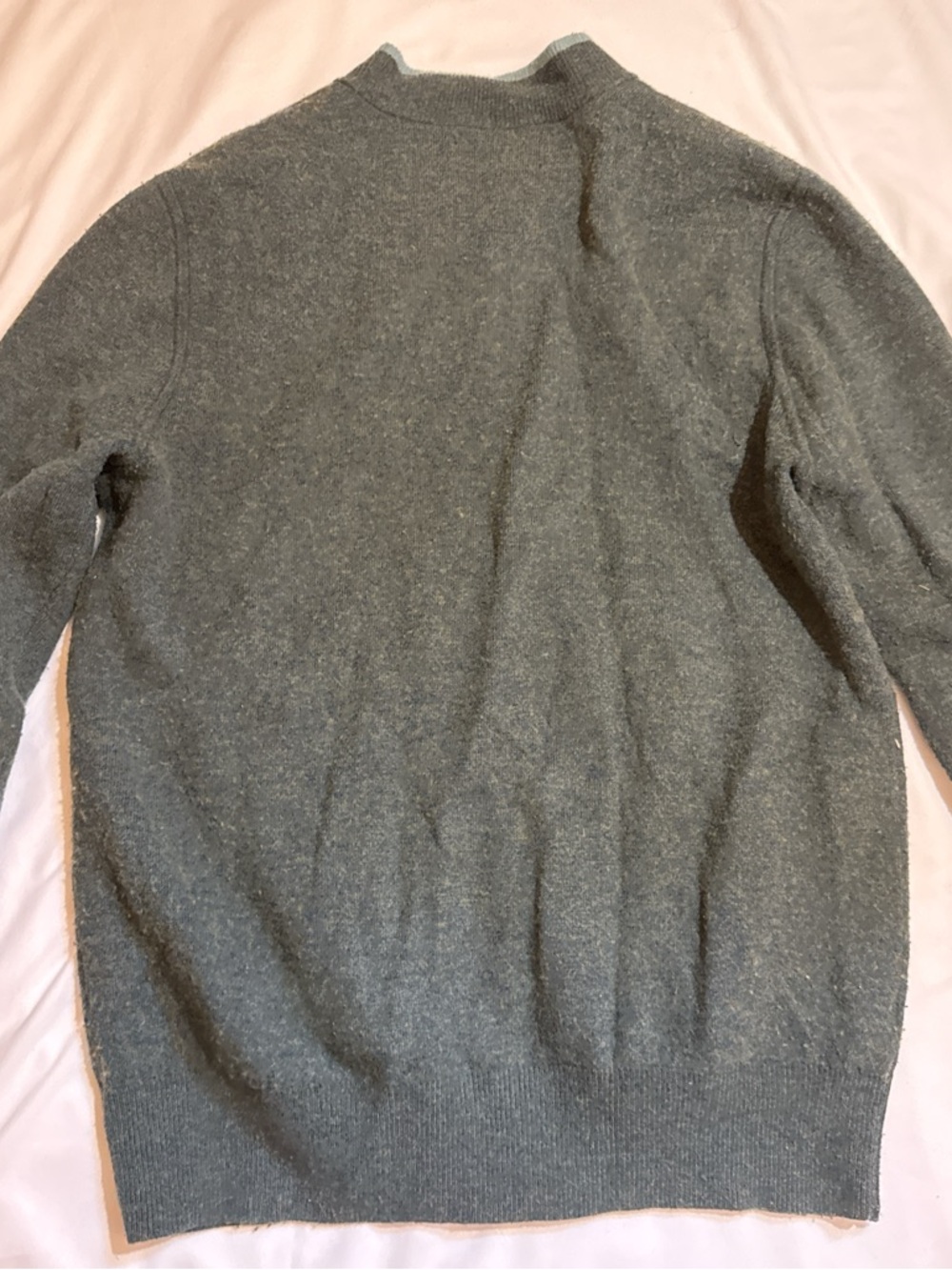 Bonobos Men's Dark Green Full-Zip Sweater - Picture 4 of 4